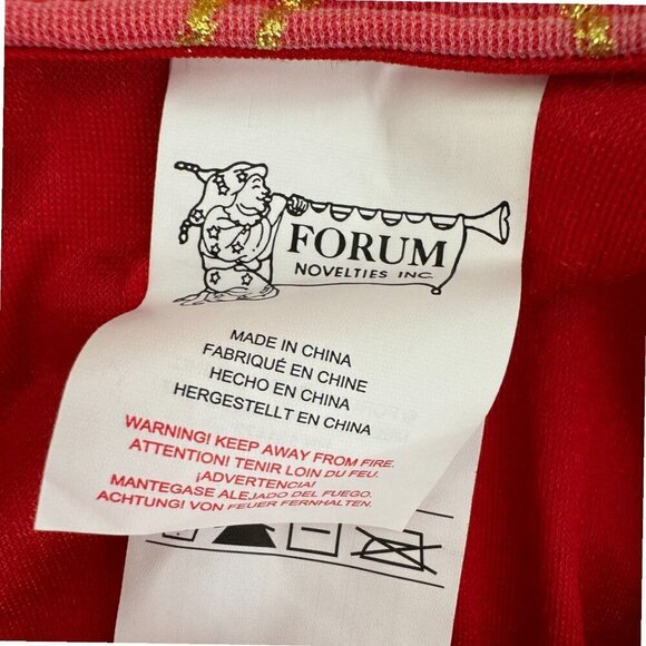 FORUM Disney Belle Red Ruby Queen Tulle Sparkly Party Dress Costume Toddler 2 3 - Picture 4 of 7